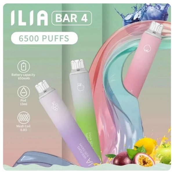 ilia拋棄式 ilia6500口拋棄式電子煙 ilia一次性電子煙 SP2S官網 新日期 10/03